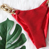 Bikini brasileño con cadena dorada - Bañador - atrevido, autopostr_twitter_57272, bañador, bañadores, bikini, metalico, Mujer, sexy, swimwear - 365Briefs -
