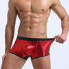 Boxer hombre metalico con raya trasera