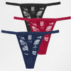 Pack 3 tangas encaje - Tanga - atrevido, encaje, Mujer, tanga, tradicional - 365Briefs -