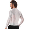 Camiseta hombre manga larga lycra brillante