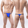 Tanga hombre lycra con anillas y gran bolsa frontal