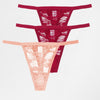 Pack 3 tangas encaje - Tanga - atrevido, encaje, Mujer, tanga, tradicional - 365Briefs -