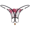 Tanga abierto unisex encaje con cadenita - Tanga - abierto, atrevido, autopostr_twitter_57272, encaje, Hombre, metalico, Mujer, sexy, tanga - 365Briefs -