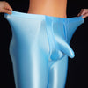 Mallas brillantes hombre con bolsa elefante