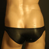 Slip lycra efecto mojado con bolsa frontal abierta - Slip - abierto, atrevido, bikini, bulge, Hombre, lycra, tradicional - 365Briefs -