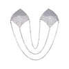 Pezoneras metálicas con cristales y cadenas - Juguete - atado, bdsmsoft, joyeria, metalico - 365Briefs -