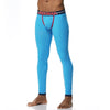 Pantalon interior termico hombre ajustado estrellas azul