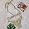 Bikini brasileño con cadena dorada - Bañador - atrevido, autopostr_twitter_57272, bañador, bañadores, bikini, metalico, Mujer, sexy, swimwear - 365Briefs -