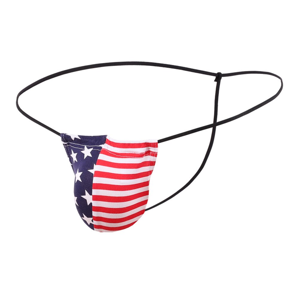 Microtanga hilo USA - Microtanga - atrevido, bandera, Hombre, microtanga, sexy, tanga - 365Briefs -