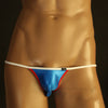 Slip brasileño brillo metálico lycra tiras finas con bolsa frontal - Brasileño - atrevido, bulge, Hombre, lycra, metalico, micro, sexy - 365Briefs -