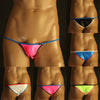Slip brasileño brillo metálico lycra tiras finas con bolsa frontal - Brasileño - atrevido, bulge, Hombre, lycra, metalico, micro, sexy - 365Briefs -