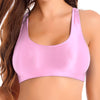 Glänzender Lycra-Sport-BH