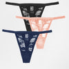 Pack 3 tangas encaje - Tanga - atrevido, encaje, Mujer, tanga, tradicional - 365Briefs -