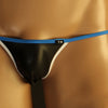 Slip brasileño brillo metálico lycra tiras finas con bolsa frontal - Brasileño - atrevido, bulge, Hombre, lycra, metalico, micro, sexy - 365Briefs -