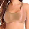 Glänzender Lycra-Sport-BH