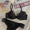 Conjunto sujetador y tanga saten y raso - Conjunto - atrevido, conjunto, encaje, Mujer, seda, sujetador, tanga, tradicional - 365Briefs -
