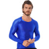 Camiseta hombre manga larga lycra brillante