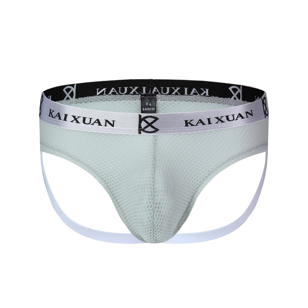 Tanga microperforado con tiras - Tanga - algodon, atrevido, Hombre, jockstrap, tanga, tradicional - 365Briefs -