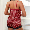Pijama camiseta y pantalon raso con encaje - Pijama - Mujer, sleep, tradicional - 365Briefs -