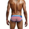 Slip hombre rayas algodon