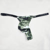 Tanga hombre militar lycra cintura fina