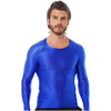 Camiseta hombre manga larga lycra brillante