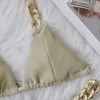 Bikini brasileño con cadena dorada - Bañador - atrevido, autopostr_twitter_57272, bañador, bañadores, bikini, metalico, Mujer, sexy, swimwear - 365Briefs -