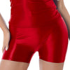 Mallas cortas lycra brillante