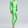 Conjunto hombre camiseta manga larga y pantalon lycra brillante