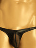 Tanga lycra con bolsa red transparente - Tanga - atrevido, brillante, bulge, Hombre, lycra, red, sexy, tanga - 365Briefs -