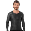 Camiseta hombre manga larga lycra brillante