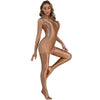 Conjunto bañador/malla brillante lycra con medias altas lycra