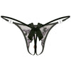 Tanga abierto unisex encaje con cadenita - Tanga - abierto, atrevido, autopostr_twitter_57272, encaje, Hombre, metalico, Mujer, sexy, tanga - 365Briefs -