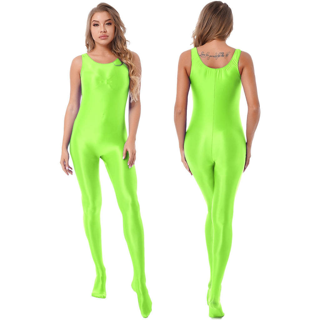 Mallas cuerpo entero tirantes con pie - Mallas - atrevido, brillante, comfort, cosplay, cómodo, gym, lycra, Mujer, tradicional - 365Briefs -