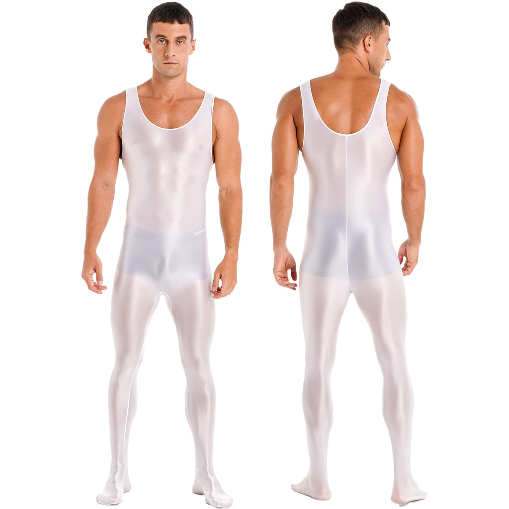 Mallas cuerpo entero tirantes con pie - Mallas - atrevido, brillante, comfort, cosplay, cómodo, gym, Hombre, lycra, sexy - 365Briefs -