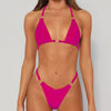 Bikini tanga ajustable con anillas
