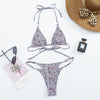 Bikini tanga ajustable con anillas