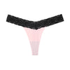 Tanga seda con cintura encaje