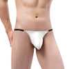 Tanga hombre lycra con anillas y gran bolsa frontal
