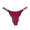 Tanga brasileña terciopelo con encaje trasero Love Secret - Tanga - atrevido, brasileño, encaje, Mujer, tanga, tradicional - 365Briefs -