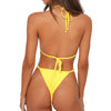 Bikini tanga ajustable con anillas