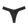 Tanga seda con cintura encaje