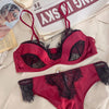 Conjunto sujetador y tanga saten y raso - Conjunto - atrevido, conjunto, encaje, Mujer, seda, sujetador, tanga, tradicional - 365Briefs -