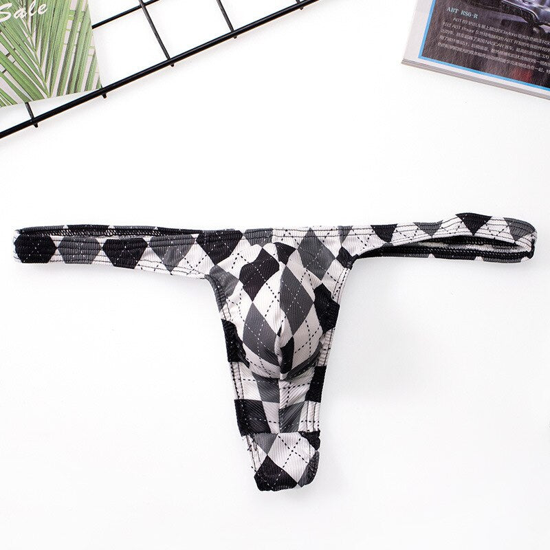Tanga rombos - Tanga - algodon, atrevido, Hombre, tanga, tradicional - 365Briefs -