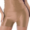 Mallas cortas lycra brillante