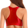 Glänzender Lycra-Sport-BH