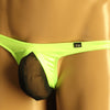 Tanga lycra con bolsa red transparente - Tanga - atrevido, brillante, bulge, Hombre, lycra, red, sexy, tanga - 365Briefs -