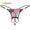 Tanga abierto unisex encaje con cadenita - Tanga - abierto, atrevido, autopostr_twitter_57272, encaje, Hombre, metalico, Mujer, sexy, tanga - 365Briefs -