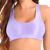 Glänzender Lycra-Sport-BH