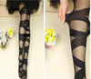 Medias tiras cruzadas - Medias - atrevido, lycra, medias, Mujer, tradicional - 365Briefs -
